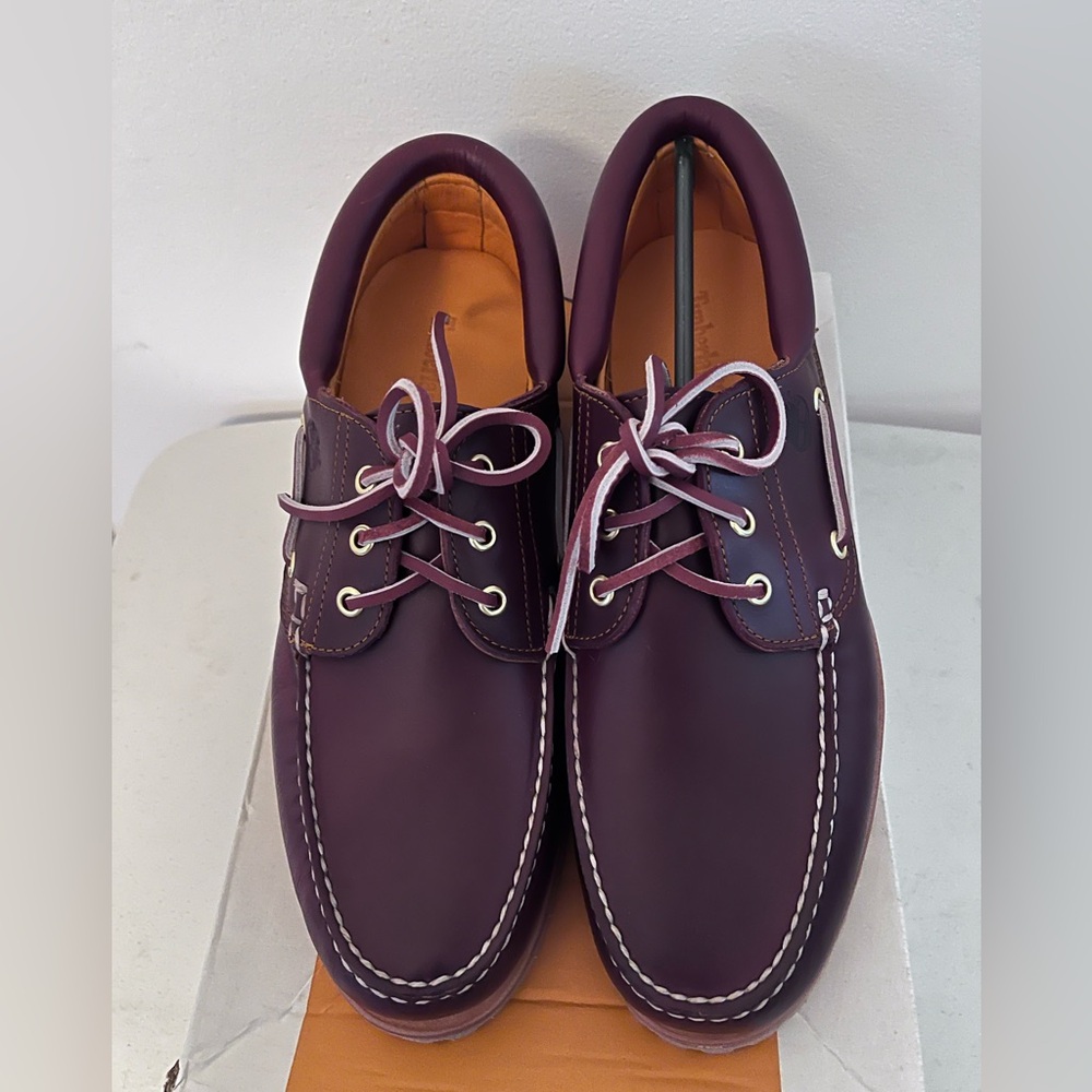 Men's Timberland® Authentic 3-Eye Lug Handsewn Boat Shoe NWT